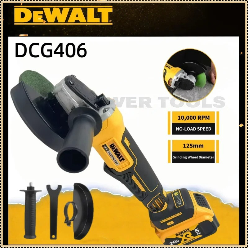 Dewalt DCG406 125MM Brushless  - đánh giá và giá Brushless Angle Grinder Battery Powered