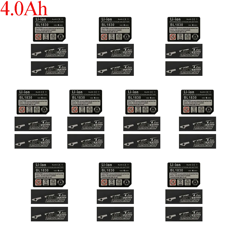 10 Sets BL1830 Tag Li-Ion Batt - đánh giá và giá Brushless Cordless Electric Drill 18V