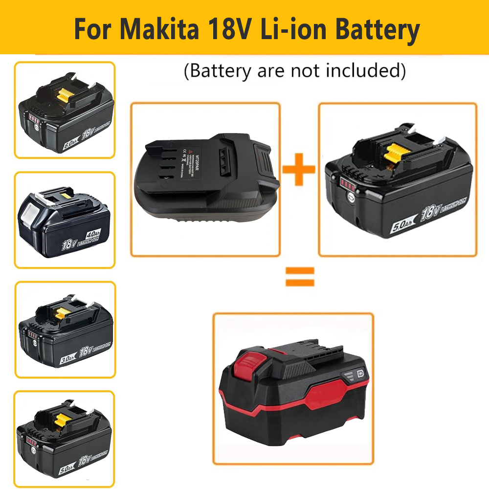 Converter Battery Adapter For  - đánh giá và giá Brushless Cordless Electric Drill 18V